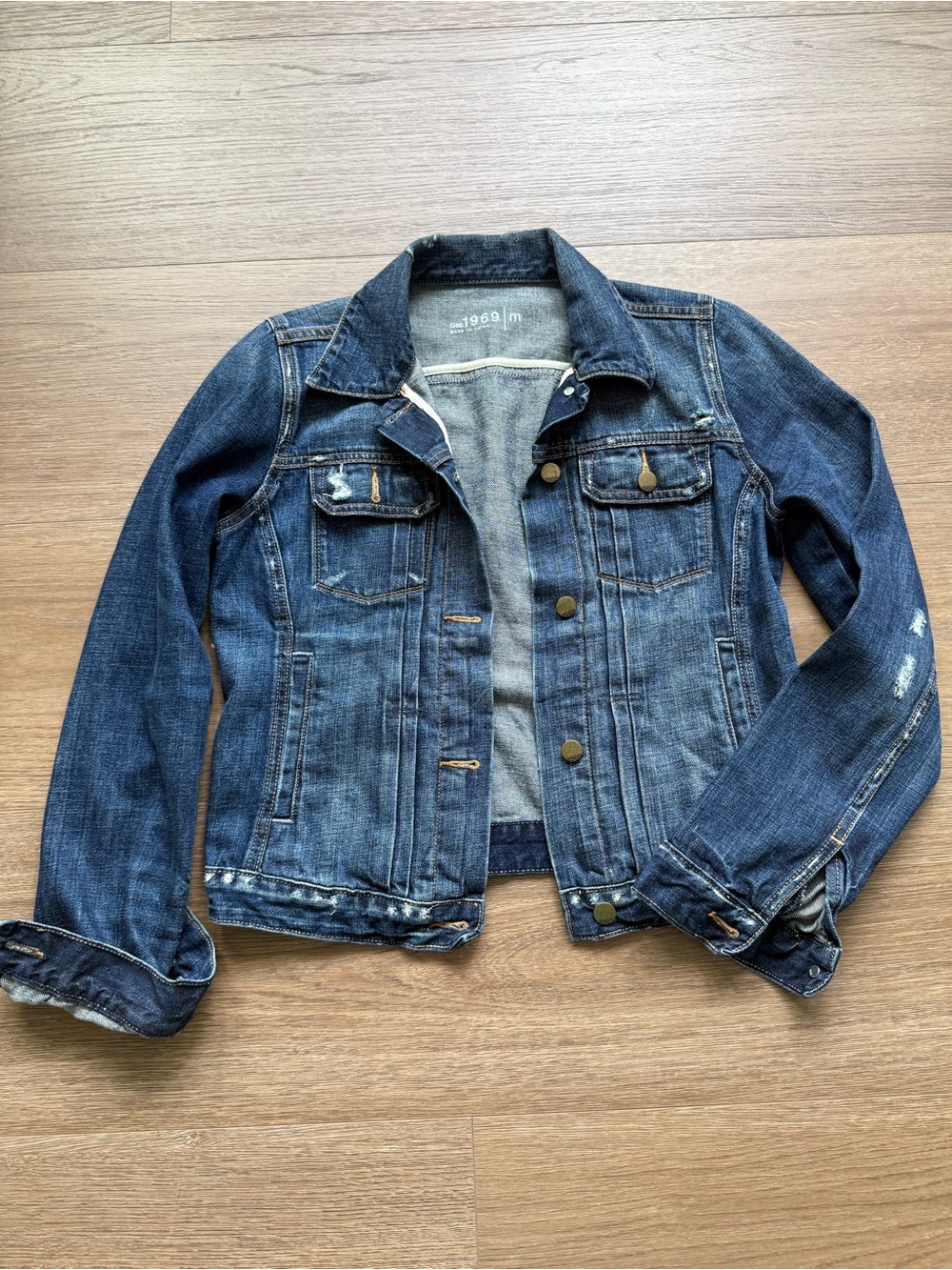 GAP Indigo Blue Vintage-Style Denim Jacket